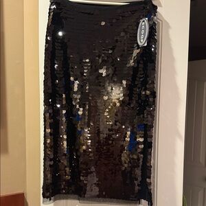 Sequin Black Skirt new